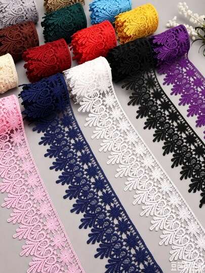 1 yarda de encaje veneciano, para costura y manualidades - Múltiples colores disponibles, decoración de ropa DIY