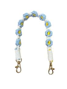 1pc Floral Water Bottle Handle Strap, Adjustable Universal Cup Holder, Cup Accessory, Water Bottle Lanyard, Water Bottle Decoration, Vibrant Floral Shaped Portable Straw Strap, Suitable For 20 To 40 Oz Sports Cups, Suitable For Fitness, Camping And Outdoor Activities - Flower Handle - View 15