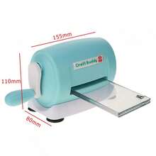 1 Set Blue Embossing Machine, Combined With Different Flower Shape Templates To Cut Various Beautiful Patterns On Cardstock / Blue Die-Cutting Machine / Purple Hand-Crank Embossing Machine With Embossing Plate / Hand-Crank Roller Paper Craft Machine, Cutting Template DIY Handmade Creative Educational Toy Embosser, Pink Die-Cutting Machine & 1pc Die-Cutting Machine With 2pcs Padding Boards, Craft Embossing Machine - Blue - View 10