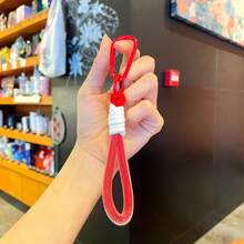 2pcs Nylon Braided Lanyard Key Ring, Colorful Fresh Phone Lanyard, Bag Key Chain Pendant, Practical Phone Chain, Bag Decoration Lanyard Key Ring - Multicolor - View 11