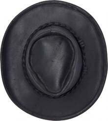 Sombrero de cuero Minnetonka para hombre, modelo Outback - Bronceado - Ver 6