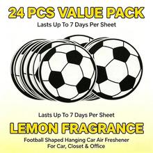 Unique Football Design, Classic Black & White Patterns, Perfect Gift For Sports Fans, Exquisite Rearview Mirror Pendant - -- - 查看 23