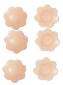 10pcs Reusable Seamless Silicone Bra Covers - Invisible, Self-Adhesive, Anti-Bulge Women's Bra - Comfortable, Breathable, Easy To Clean Bra Accessories - Multicolor - View 11