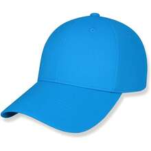 Genérico 50 Gorras Económicas de Acrilico, Lisa, Cachucha Unisex, Ajustable, Ideal para Bordar y Campañas Publicitarias.Seis Paneles - Azul marino - Ver 20