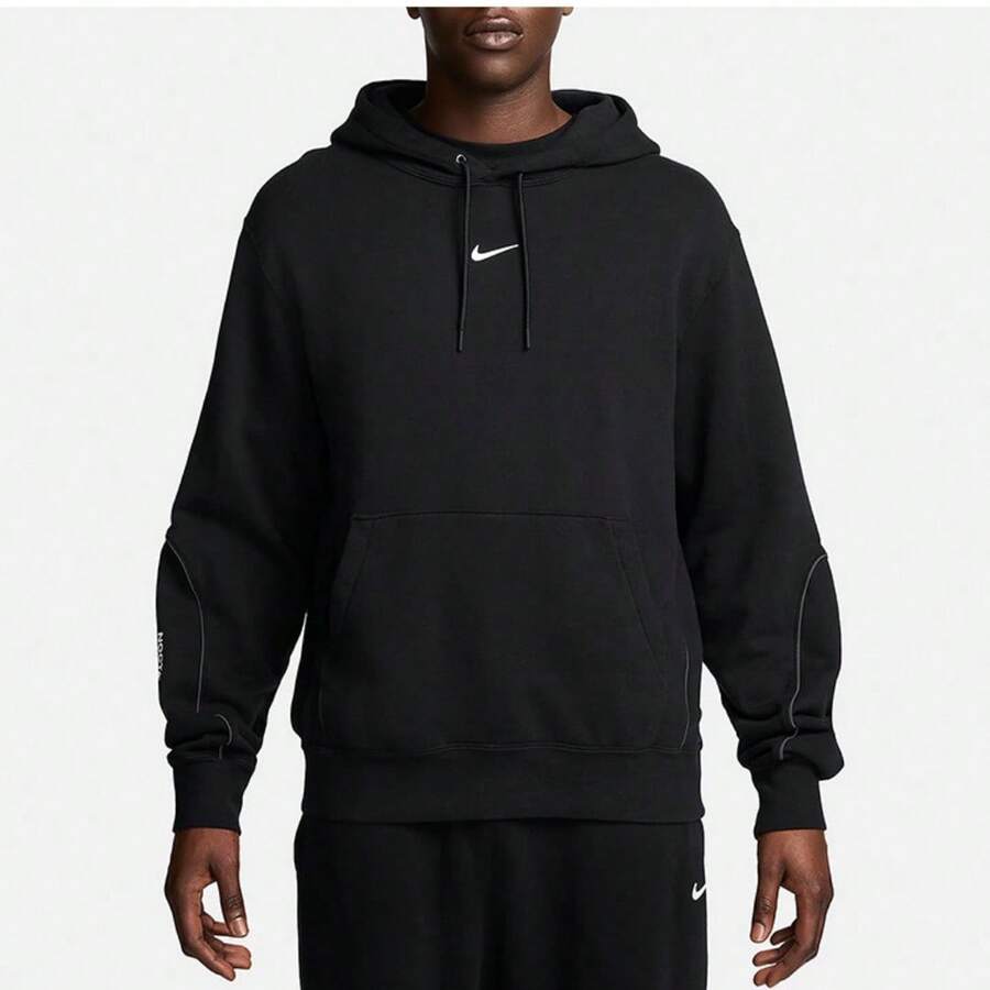 Nike/NOCTA Men's New Season Casual Sports Thermal Lined Sweatshirt Pullover FN7660-010 - Black - View 1
