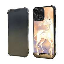 Funda para Teléfono - Una funda para teléfono con temática de dibujos animados, con un acabado de galvanoplastia, diseñada para protección con amortiguación mejorada y resistencia a impactos, compatible con iPhone 17, 16, 15, 14 y 13 Pro Max. - Negro - Ver 3