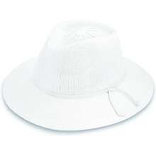 Wallaroo Hat Company Victoria Fedora para Mujer, protección UV UPF 50+, Borde Ancho, tamaño Mediano, Plegable y Ajustable - Gamuza - Ver 14