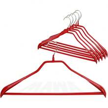 MAWA Reston Lloyd, Percha de Acero para Ropa con Recubrimiento Antideslizante, Modelo 42/LS, Paquete de 60, Plateado - Pago - Ver 7