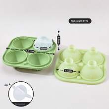 2.5 Inch Large Silicone Ice Ball Mold Tray With Lid And Funnel, Reusable Easy-Release Round Ice Ball Mold, Large Ice Cube Tray, Perfect Gift For Whiskey, Cocktails And Drinks - Multicolor - View 15