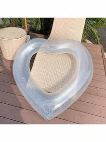 New Cross-Border Popular Heart-Shaped Swim Ring, Suitable For Adult Women, Cute Underarm Float, Attractive Water Photography Swim Ring, Beach Essential, Beach Accessory, Pool Float - Love-shaped Swimming Ring - View 7