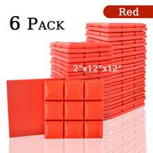 TOUO Acoustic Foam Panels 6-24 Pcs Mushroom 8 Color Sound Proof Foam Panles Studio Soundproofing Noise Cancelling Dance For Room - Mushroom - View 13