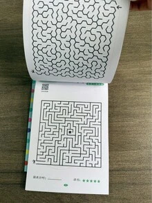 Dvanced Maze Workbook For Teens 3-12 And Up - Spiral Bound Brain Teasers For Training Concentration And Logical Thinking - Perfect Christmas Gift For Teens, Logic Training - Multicolor - View 5