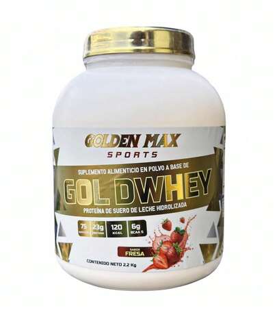 OPTIMUM NUTRITION PROTEINA 100% WHEY GOLDEN MAX SPORTS CON 23G DE PROTEINA 75 SERVICIOS PARA UNA EXCELENTE GANANCIA MUSCULAR