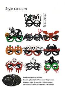 1/5/10 Pcs Halloween Costume Accessory Props Glasses, Halloween Fun Decorative Glasses, Suitable For Party Decoration, Party Event Decoration, Indoor And Outdoor Event Decoration, Birthday Decoration And Festival Dressing. - Halloween - View 9