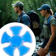 1/2pcs Reusable Helmet And Hat Cooling Gel Packs - Portable Head Cooling Pads, Plastic Material, Suitable For Sports, Outdoor Activities And Summer Sun Protection, Summer Cooling, Beach, Travel - Multicolor - View 6
