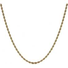Cadena de Oro 14K Unisex |   Estilo Italiano Torsal Calibre 2.1mm |   Collar Elegante con Cierre  |   Resistencia, Brillo y Acabado Fino, Regalo Ideal - 55 cm - Ver 7