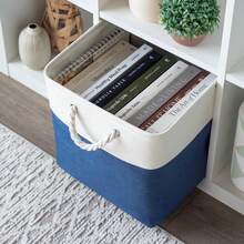 Cesti portaoggetti - Base Blu Navy / Bianco Sporco - Visualizzare 5