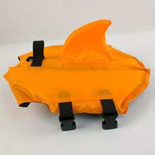 Shark Fin Design Dog Life Jacket, Buoyancy Swim Vest With Dual Safety Buckles, Suitable For All Size Pets - Multicolor - View 6