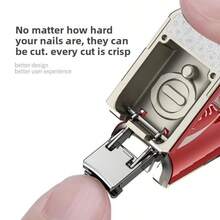 New Folding Soda Can Shaped Mini Nail Clipper, Toenail Cleaning Tool With Built-In Nail File, Manicure Pedicure Foot Care Nail Clipper, Travel Essential Portable Nail Clipper - Multicolor - View 3