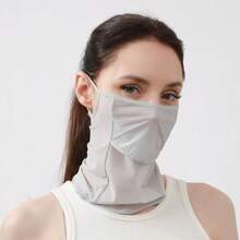 Masker Pelindung UV, Cocok untuk Wajah dan Leher, Standar Yake-Nu, Penutup Kait dan Loop, Masker Wajah Sutra Es Musim Panas untuk Wanita, Pelindung Leher Nilon Bernapas untuk Perlindungan Matahari, Masker Wajah Ultra Tipis Cepat Kering untuk Olahraga Luar Ruangan Pria untuk Bersepeda dan Perlindungan Matahari - Berbagai gaya - View 18