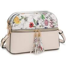Flor blanca/beige
