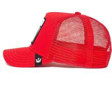 Goorin Bros - Gorra estilo Animal Farm ajustable - Rojo (el tigre blanco) - Ver 4