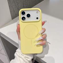 Phone Case - Zhaiyou Liquid Silicone Case With Button Protection For Apple 17,  16 Pro Max, Drop-Resistant, Camera Protection 15, Case 14 Pro, Latest Model 13, New Design, Full Protection 12, 11 - 圖片色1pcs - 查看 3