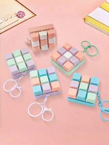 1/3pcs Finger Pressure Sensing Keychain Toy, Stress Relief Fidget Toy, Hobby Collection Party Supplies, Random Color - Regular Model - View 1