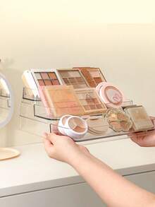 1PC Acrylic Makeup Organizer Display Rack For Eyeshadow, Lipstick, Perfume, Contour, Concealer, Blush And Cosmetics - View 4
