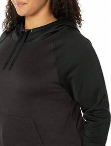 Hanes Sudadera con Capucha de Forro Polar de Rendimiento Deportivo Sudadera con capuchaMujer - osa jaspeado (Dada Grey Solid/Razzle Pink Heather) - Ver 10