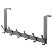 Over-The-Door Hook Rack, Sturdy Door Hanger, Towel Rack, Bathroom Towel Hook, 12 Large Hooks, Suitable For Bathroom, Bedroom And Kitchen - Multicolor - View 7