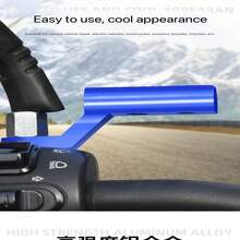 Motorcycle Mirror Mount Bracket Extender Electric Motorcycle Rearview Mirror Extension Bracket Multi-Function Bracket Mirror Extender Motorcycle Rearview Mirror Extension Bar Electric Bike Multi-Function Extension Bracket Reinforced Navigation Bar Modification Universal Model - Multiple Styles - View 3