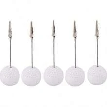 4-Pack White Golf Seat Clip, Sports Series Card Clip, Note Clip, Wedding Supplies - White 01 - View 5