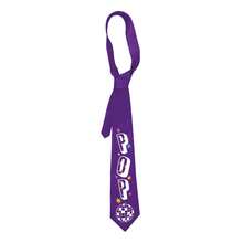 Pop Star Skinny Satin Tie 58cm 14 Colours Concert Look - Purple - View 1