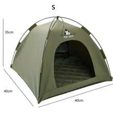 1PC Pet Tent Bed, Dog Tent, Cat Tent, Dog Bed, Cat Bed, Removable And Washable, All-Season, Outdoor Breathable Dome Pet Bed - Multicolor - View 14