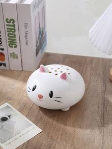 1pc Cute Cat Shape Incense Burner, Star Hollow Out Smoke Diffuser Mini Portable Aroma Holder For Desk Bedroom Decor, Small Coil Incense Holder Ash Catcher - View 8