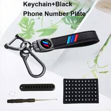 TRTY Leather Car Key Fob Kit - Includes (Flathead Screwdriver Tool, Phone Number Plate And Anti-Loss D-Ring, Key Ring), Unisex Car Key Chain, - Car Smart Key Accessories, Suitable For Car, Motorcycle, Home, Office, Warehouse Management And Other Key Accessories, Also An Ideal Holiday And Birthday Gift - Car Key Fob - View 15