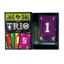 Un jeu de société adapté aux réunions familiales, le jeu de cartes TRIO offre du divertissement pour 3 à 6 joueurs, en trouvant trois cartes assorties par la compétition. C'est un jouet stratégique et un excellent cadeau. - Multicolore - Voir 4