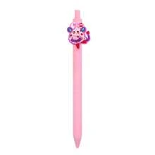 Cute Cartoon Monster Topper Gel Pens Gift Box Set Of 7, Vibrant Multicolor Retractable Writing Pens With Ribbon Gift Packaging, Fun Novelty Aesthetic Stationery Gift For Friends, Birthday Party Favor Desk Supplies - Sets - View 7