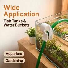 1pc Water Pipe Fixing Clip, No Need To Hold The Pipe By Hand When Changing Water, Free Your Hands, Universal For Soft Hoses, Easier Fish Tank Water Change, Suitable For Fish Ponds, Can Fix Oxygen Tubes - Multicolor - View 4