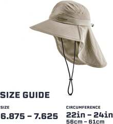 Protector de Cuello Refrigerante Mission Sun Defender, Sombreros de Ala Ancha para Mujeres y Hombres - Avena - Ver 9