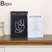 1/2/3pcs Modern Minimalist Style Fake Books Folding Props Bookshelf Soft Decor Book Sample Room Display Ornaments Simulated Books Decorative Bookends - Decor Book - View 12