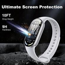 Band 10 Screen Protector 3pcs/Pack + Scraper, Compatible With Xiaomi Band 10 3D Curved Composite Material Full Coverage Soft Film (Non-Glass), Band Watch Film, Anti-Drop, Wear-Resistant, Anti-Scratch, Holiday Gift, High Definition Transparent Composite Soft Film Protects Watch Screen, Easy To Install. - 3pack for MI Band10 - View 12