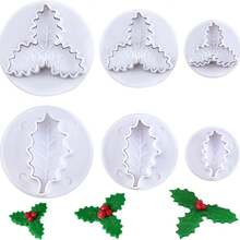 Rose Leaf Clay Plunger Cutters Veined Rose Leaf Cutting Mold Decorating Mold Tools - White - View 10
