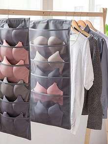 Multi-Layer Underwear Storage Bag With Hook - Multicolor - View 3