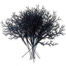 20pcs Halloween Artificial Black Dried Branches | Multi-Functional Faux Plant Stems, Suitable For Home And Garden Decoration | Compatible With Halloween, Christmas, Easter, Valentine's Day, Mother's Day, Thanksgiving And Other Year-Round Holiday Celebrations And Party Scenes - A - View 7
