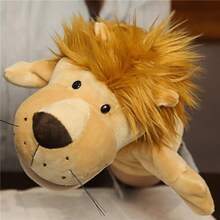 Plush Hand Puppet For Children, Cartoon Character, Interactive Toy For Parents And Children, Small Gift For Family Parties. - Yellow Lion - View 1