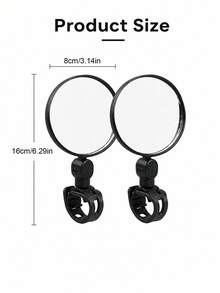 2pcs/1set Portable Stroller Rearview Mirror No Installation Required Reflective Mirror Universal - Baby Stroller Anti-Lost - Multicolor - View 9