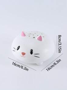 1pc Cute Cat Shape Incense Burner, Star Hollow Out Smoke Diffuser Mini Portable Aroma Holder For Desk Bedroom Decor, Small Coil Incense Holder Ash Catcher - View 4