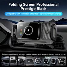 Wireless Car Charging Mount, 15W Fast Charging Auto-Clamping Car Phone Holder, Suitable For Air Vent, Qi Charger Compatible With All Phones - A - View 8